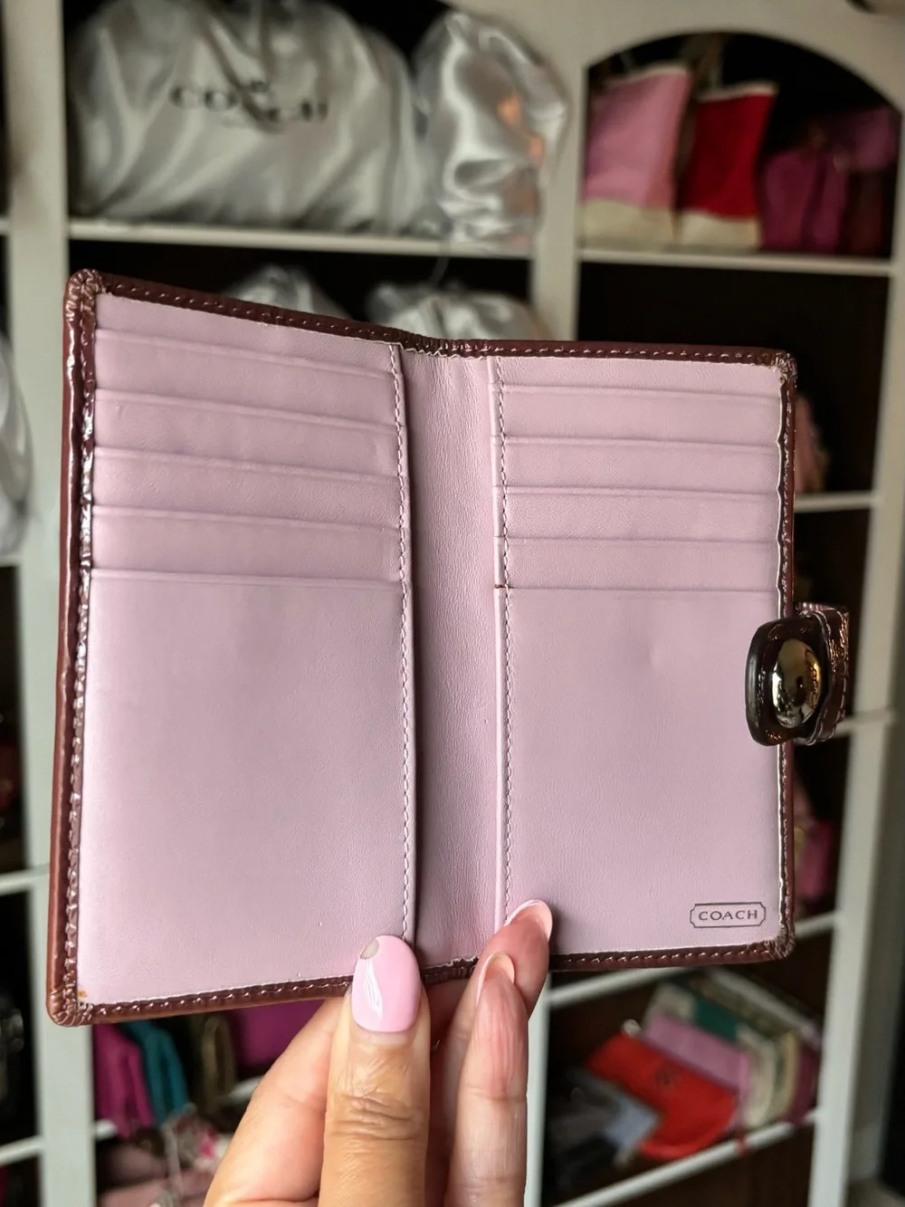 💜COACH Gramercy Op Art Bag & Wallet💜
